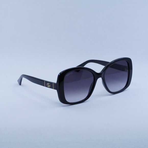 ?️ New Gucci GG0762S 001 Sunglasses - Black Frame, Grey Gradient Lenses main image 6
